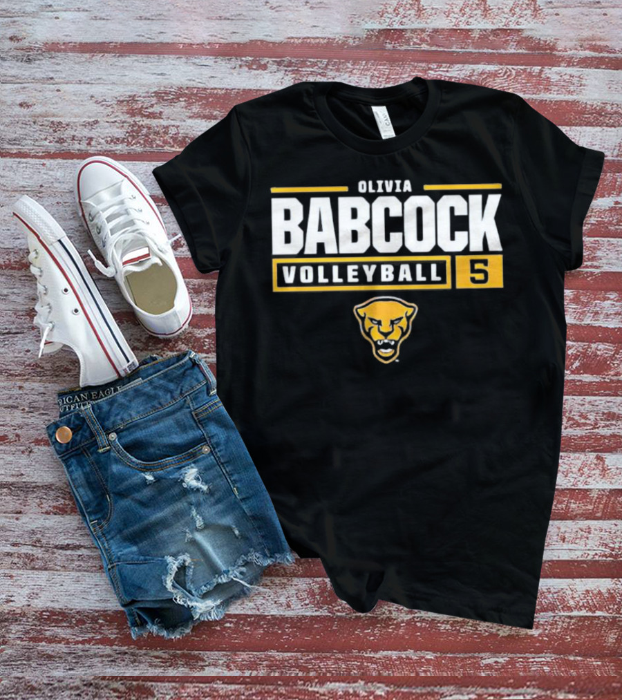 Olivia Babcock Volleyball Pitt Panthers 5 T-Shirt
