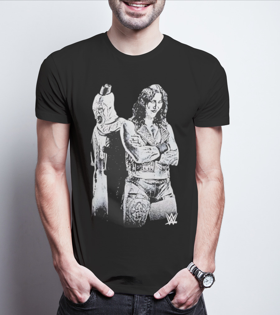 Rhea Ripley Terrifier WWE Collaboration Black Ripple Junction T-Shirt