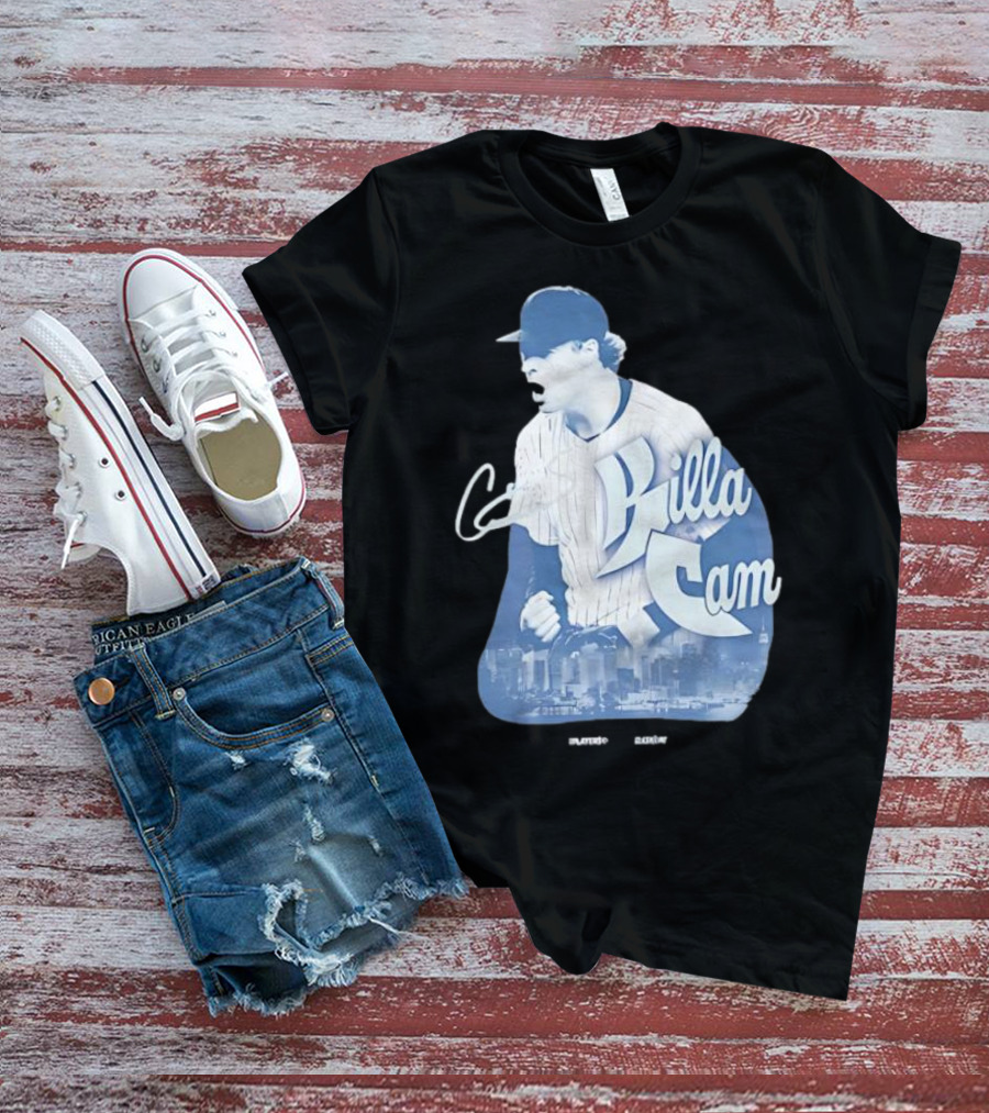Killa Cam New York Yankees Cityscape Pitcher Style T-Shirt