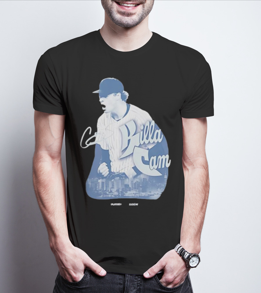 Killa Cam New York Yankees Cityscape Pitcher Style T-Shirt