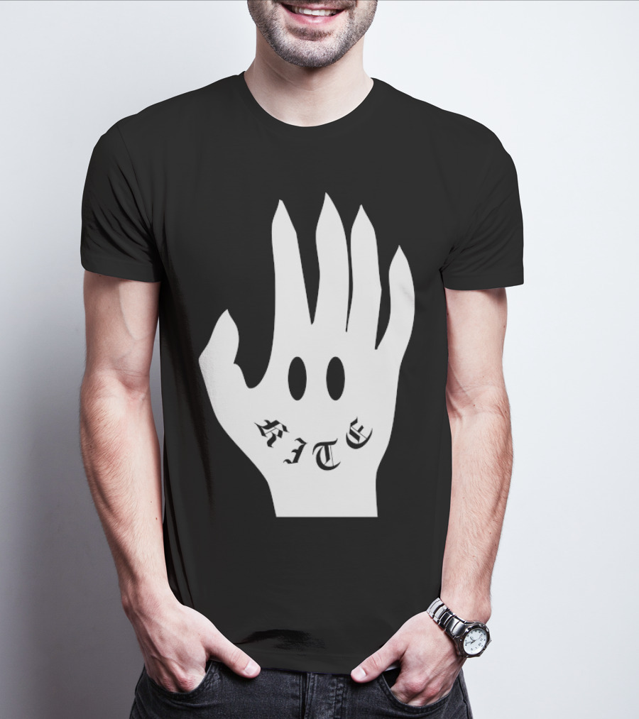Kite Smile Hand By Stefan Fält T-Shirt