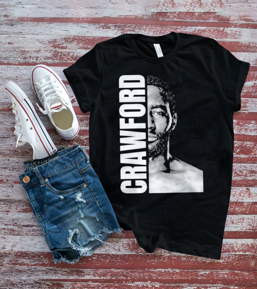 Crawford Face Of Boxing Terence Black And White Style T-Shirt
