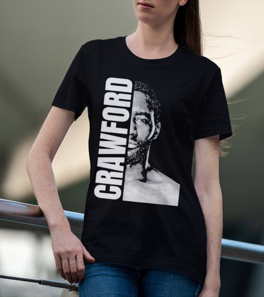 Crawford Face Of Boxing Terence Black And White Style T-Shirt