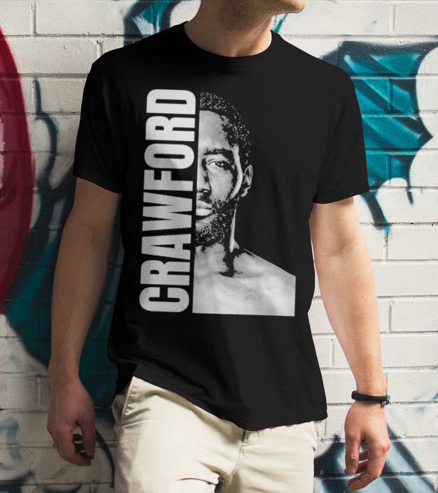 Crawford Face Of Boxing Terence Black And White Style T-Shirt