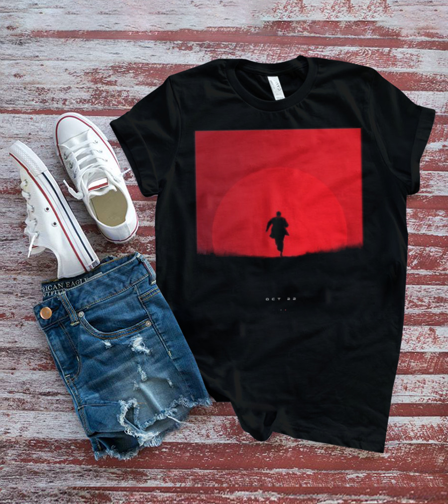 Tycho Scott Hansen October 22 2025 Running Figure Red Circle T-Shirt