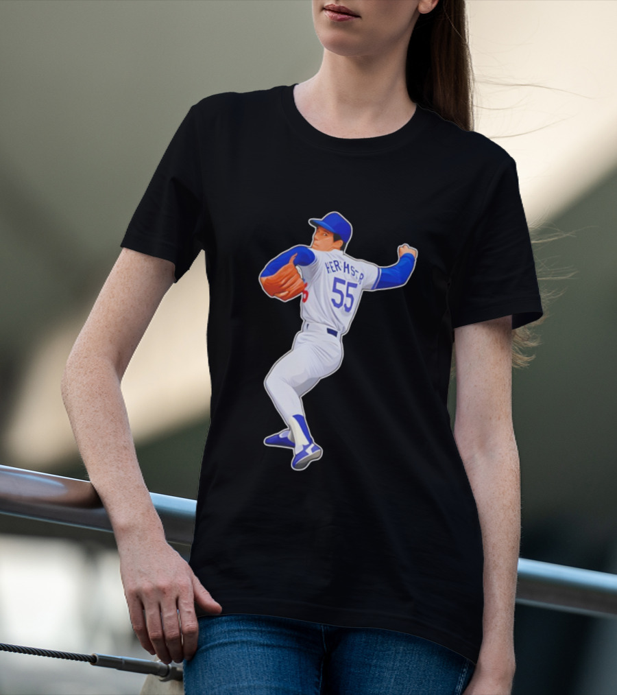 Orel Hershiser 55 Los Angeles Dodgers MLB Baseball Legend 2025 T-Shirt