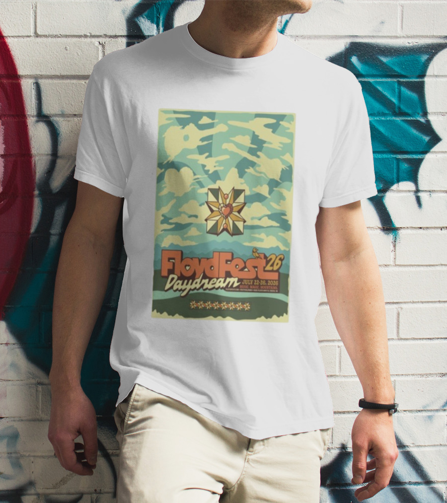FloydFest 2026 Daydream Music Magic Mountains July 22-26 Event T-Shirt