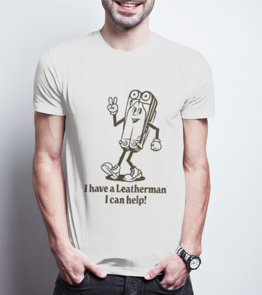 I Have A Leatherman I Can Help Cartoon Character T-Shirt
