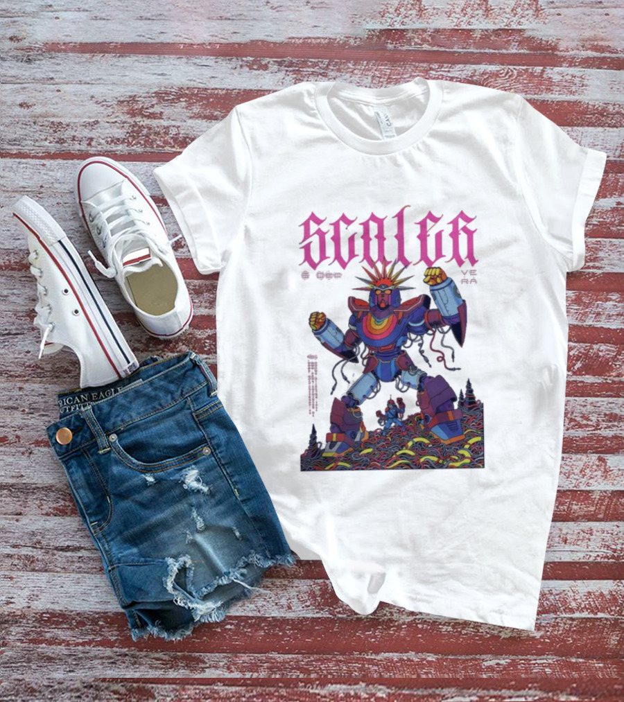 Scaler Groningen Netherlands 2025 Event VERA December 6 Retro Robot Art T-Shirt