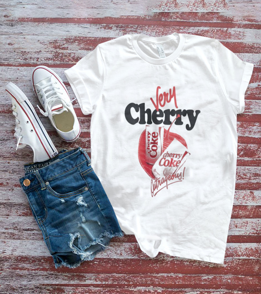 Very Cherry Coke Outrageous Vintage Soda Can Aesthetic T-Shirt