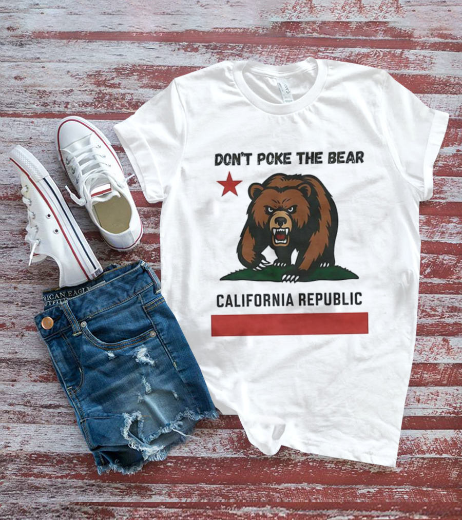 Don’t Poke The Bear California Republic Star Icon T-Shirt