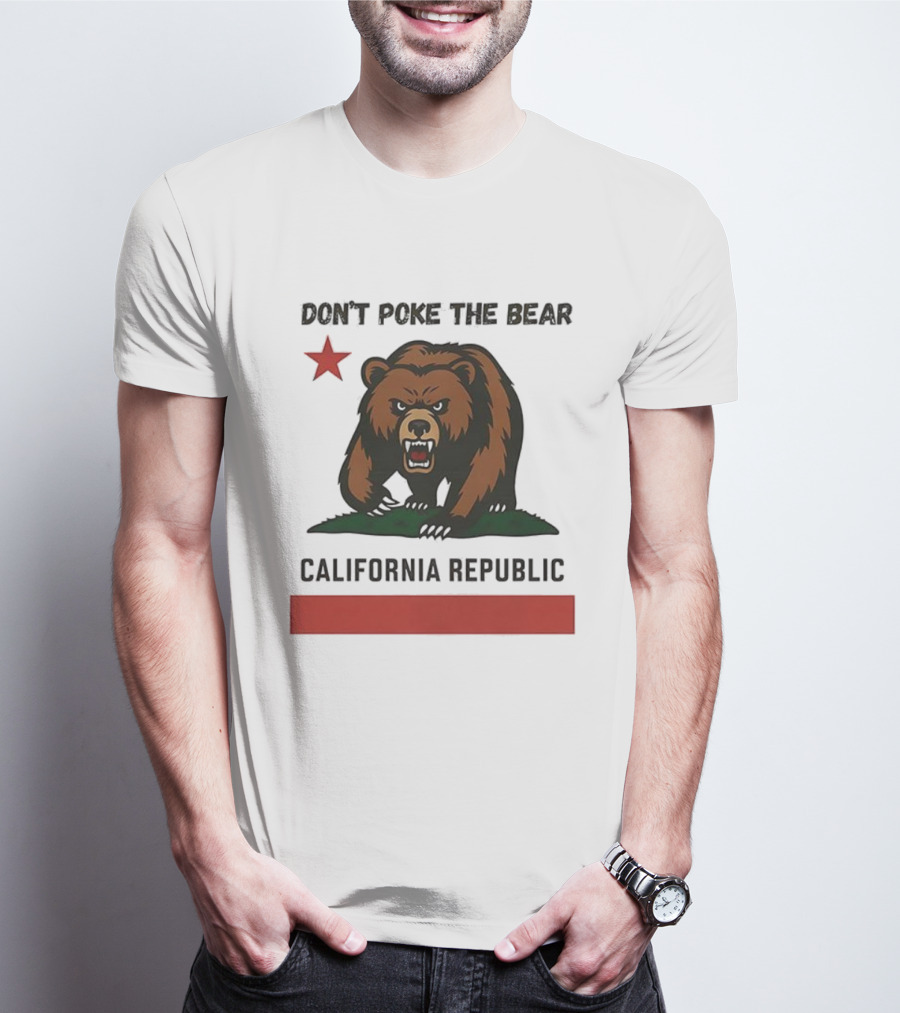 Don’t Poke The Bear California Republic Star Icon T-Shirt