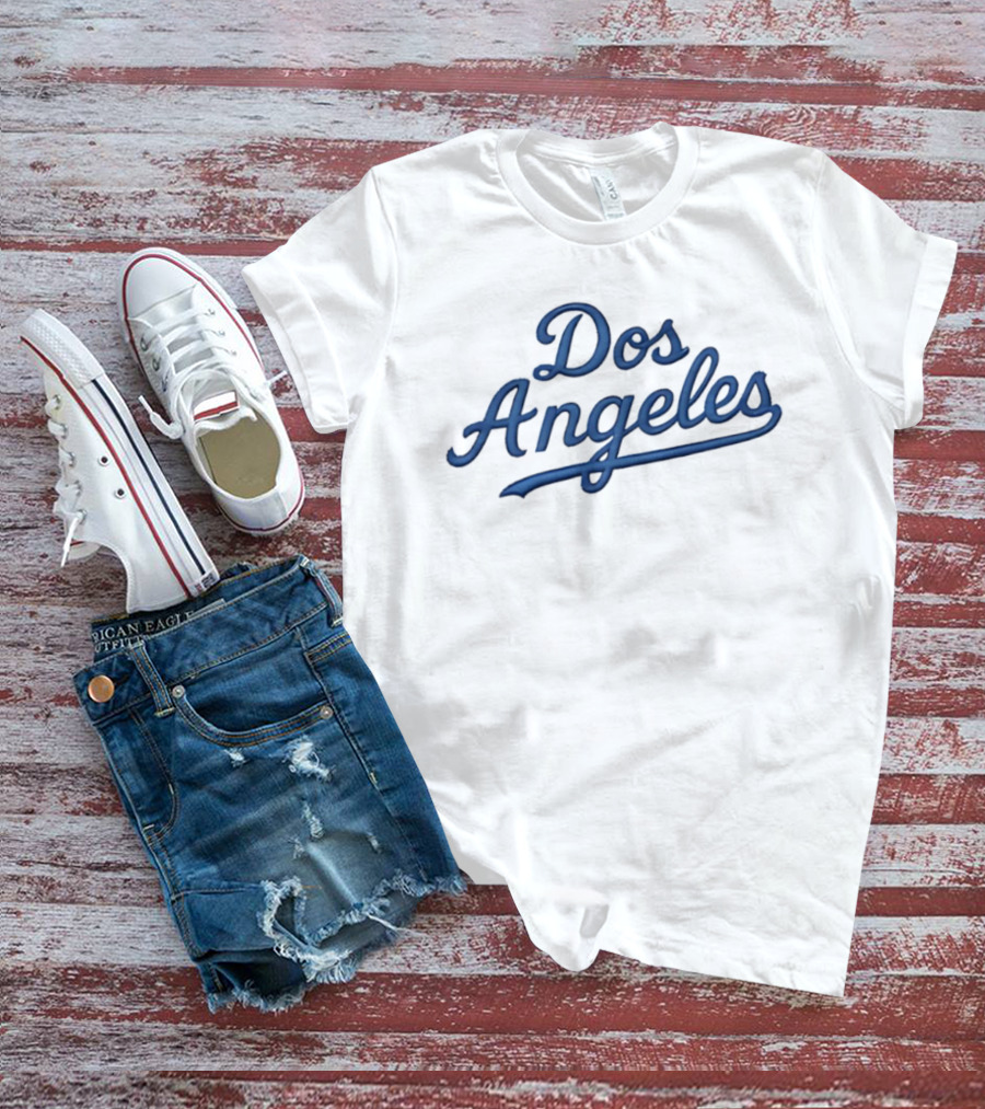 Dos Angeles Funny Los Angeles Dodgers Cultural Twist T-Shirt