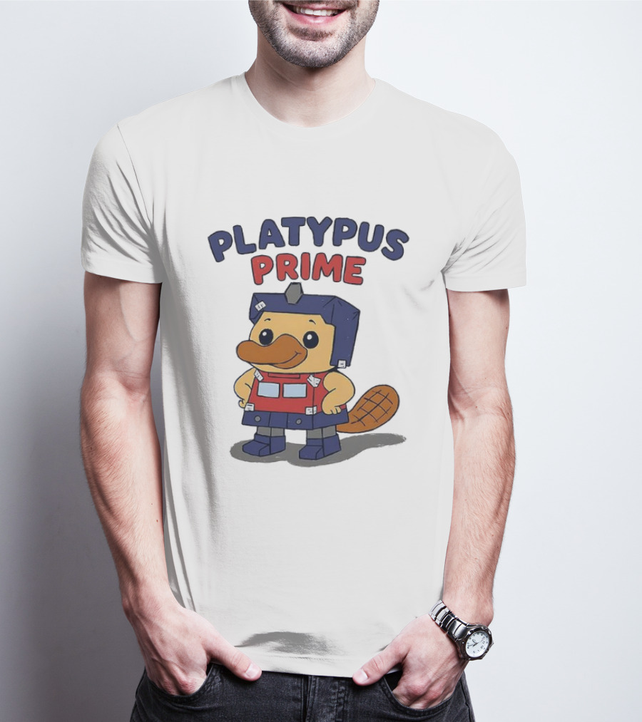Platypus Prime Optimus Transformers Cute Crossover T-Shirt