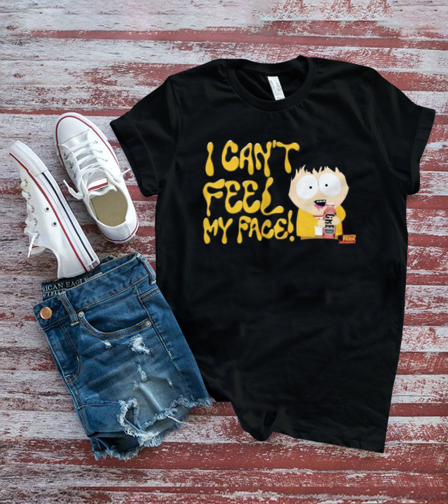South Park I Can't Feel My Face Character Holding Drink T-Shirt