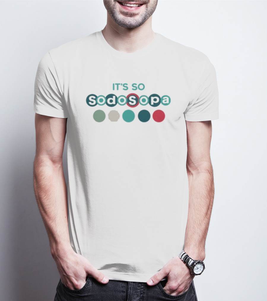 South Park It's So Sodosopa Colorful Circle Design T-Shirt