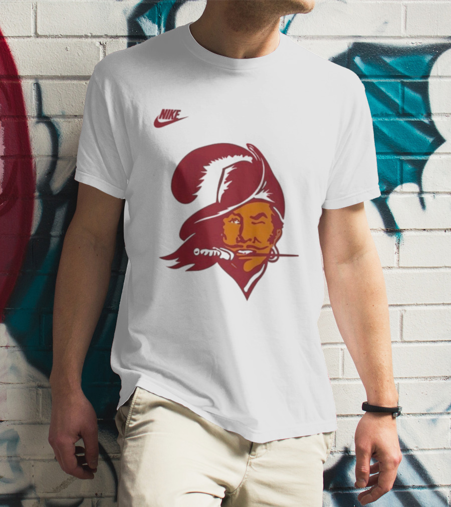Tampa Bay Buccaneers Nike Bucco Bruce Iconic Vintage Logo T-Shirt