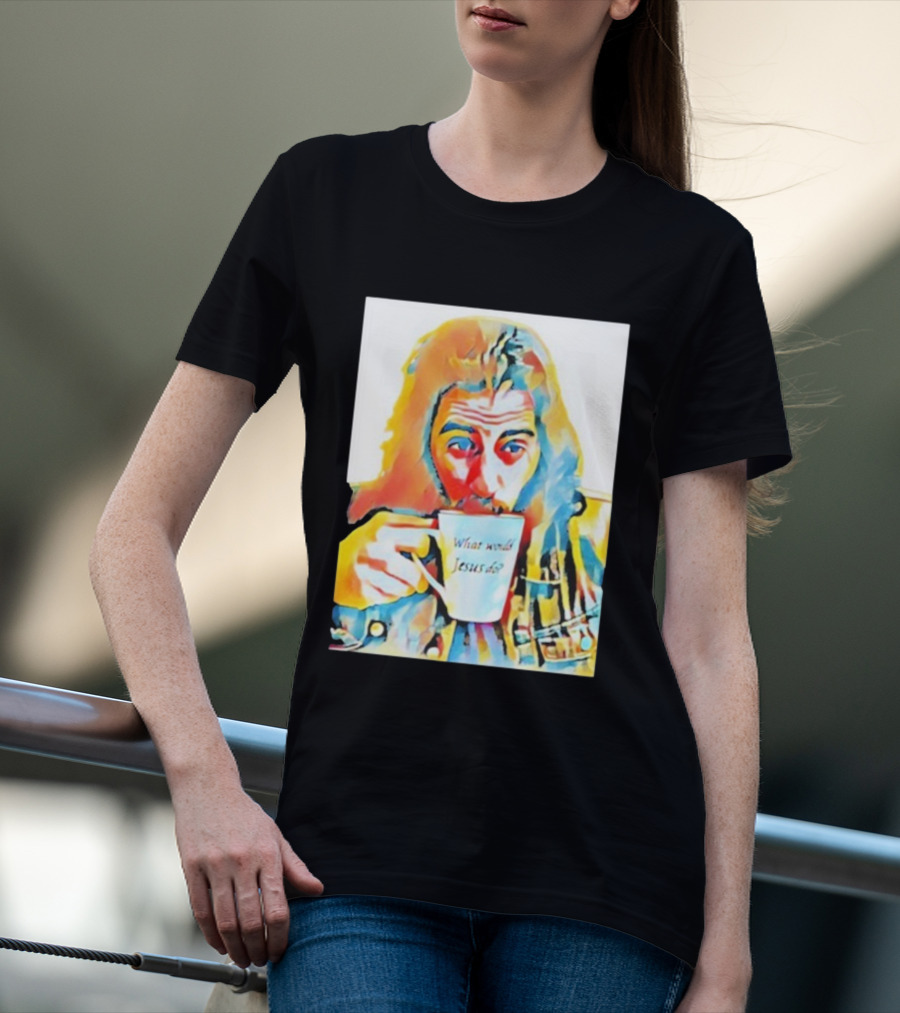 Jonathan Roumie What Would Jesus Do Art Colorful Portrait T-Shirt