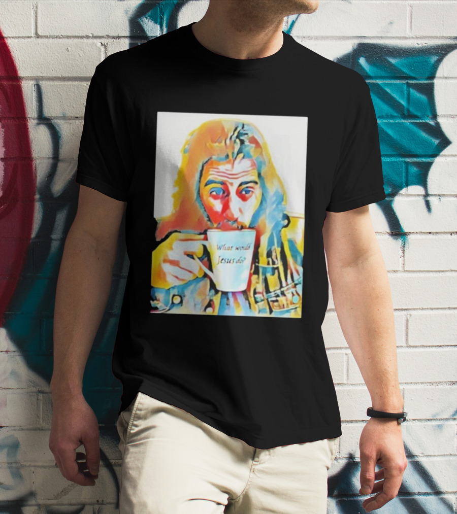 Jonathan Roumie What Would Jesus Do Art Colorful Portrait T-Shirt