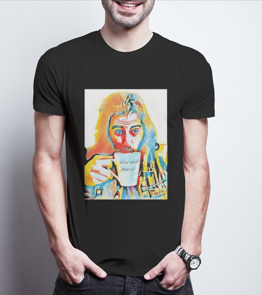 Jonathan Roumie What Would Jesus Do Art Colorful Portrait T-Shirt