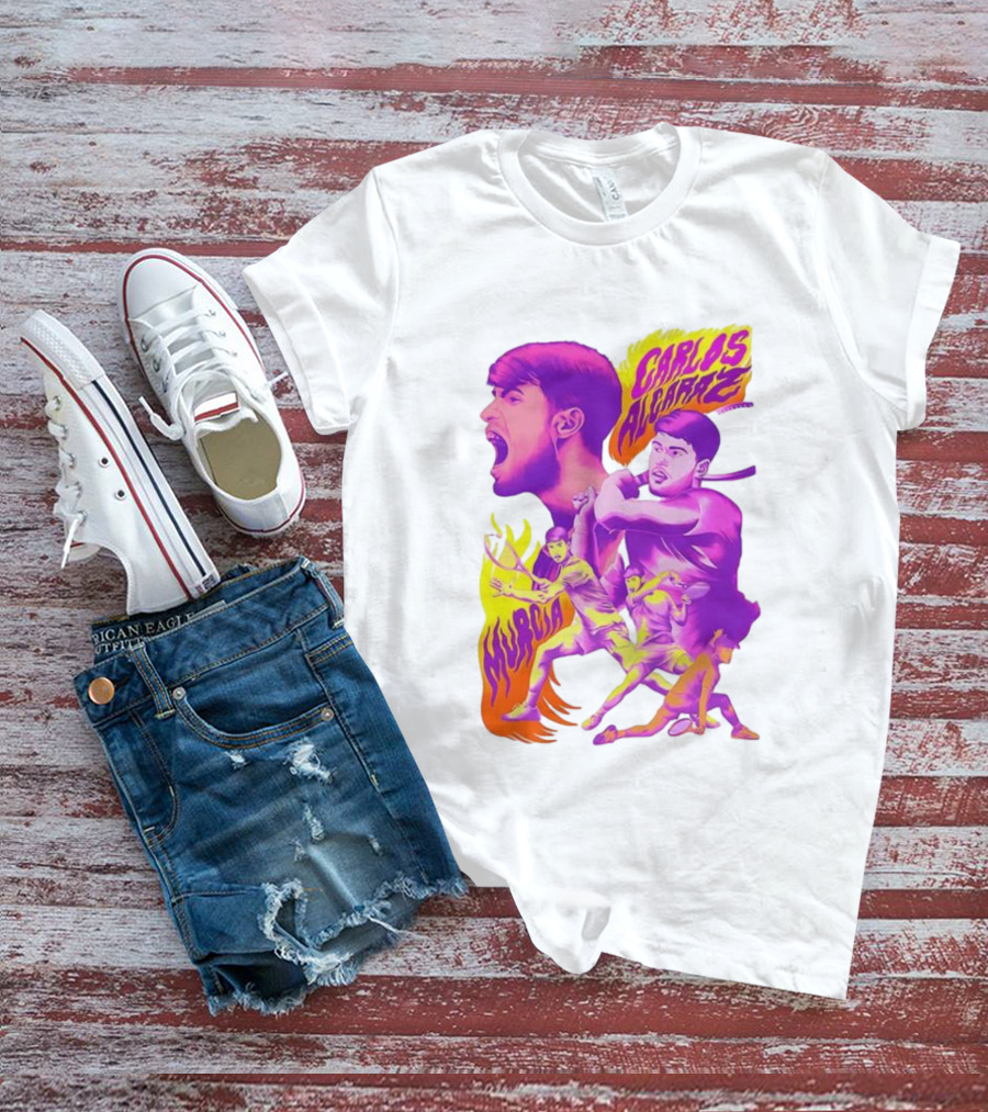 Carlos Alcaraz Murcia Tennis Legend Illustrated Champion T-Shirt