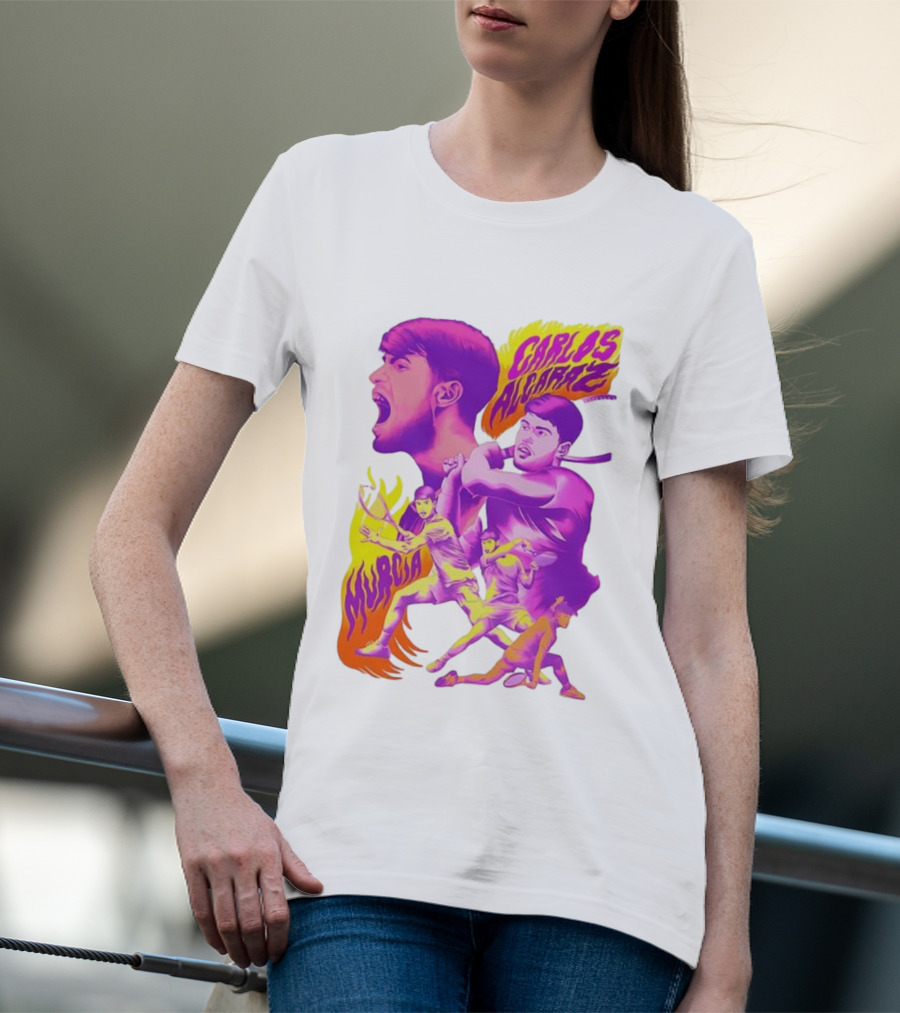 Carlos Alcaraz Murcia Tennis Legend Illustrated Champion T-Shirt
