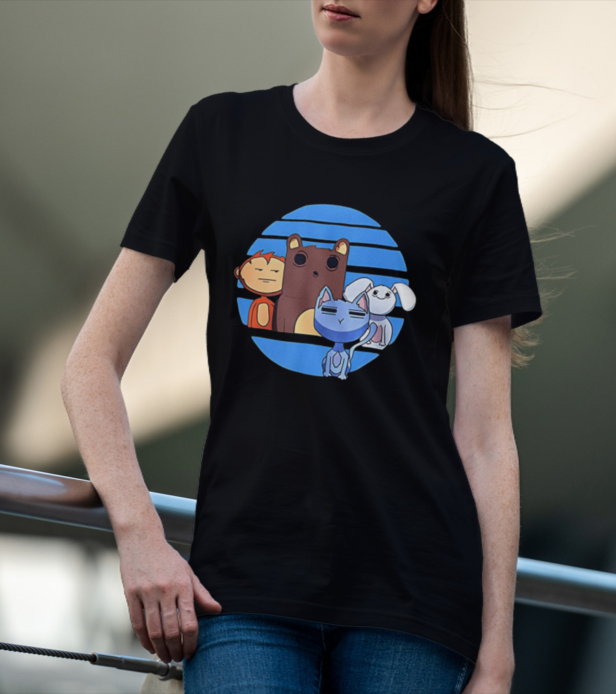Final Destination Bloodlines Cartoon Animals Bobby Campbell Owen Joyner T-Shirt