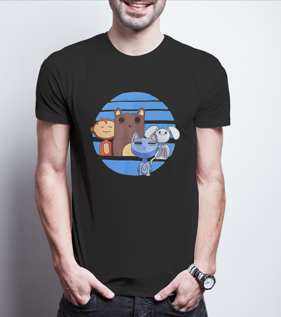 Final Destination Bloodlines Cartoon Animals Bobby Campbell Owen Joyner T-Shirt