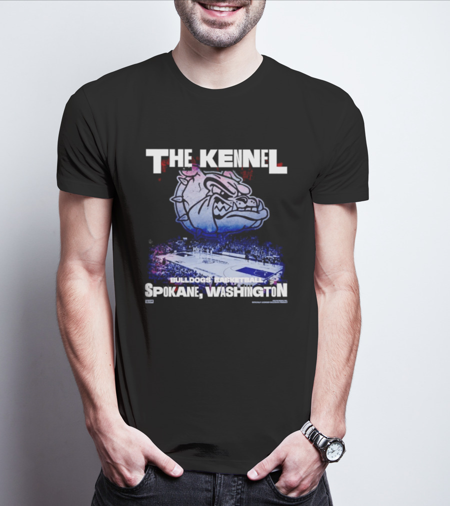 The Kennel Gonzaga Bulldogs Basketball Spokane Washington T-Shirt