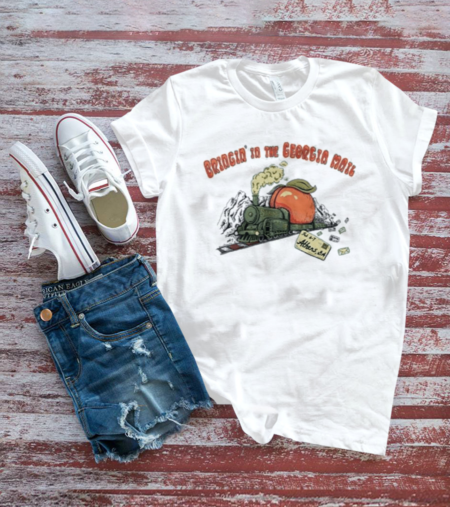 Bringing In The Georgia Mail Train Peach Athens T-Shirt
