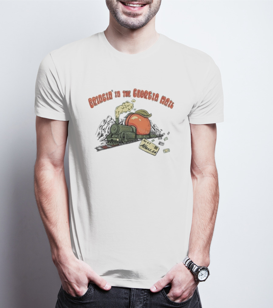 Bringing In The Georgia Mail Train Peach Athens T-Shirt