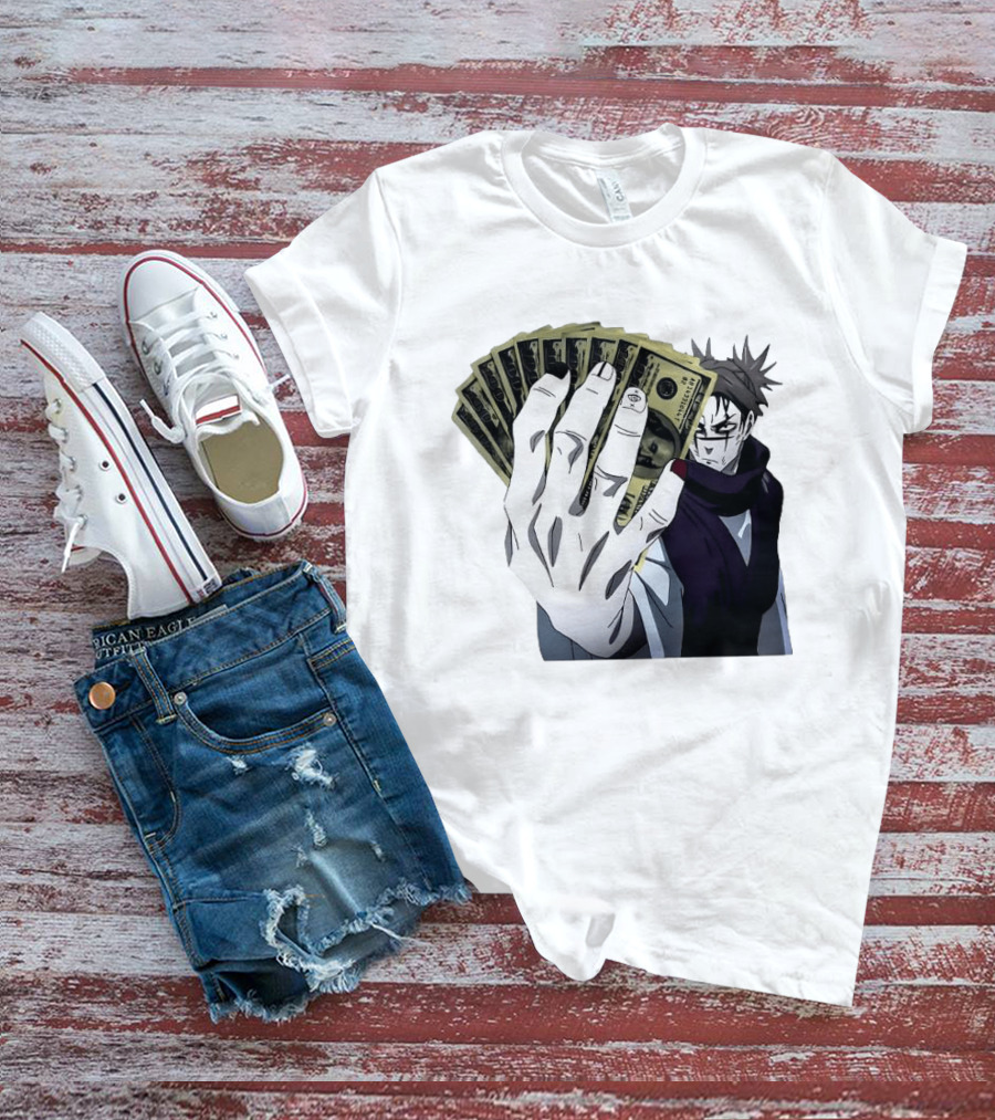 Choso Jujutsu Kaisen Money Fan Anime T-Shirt