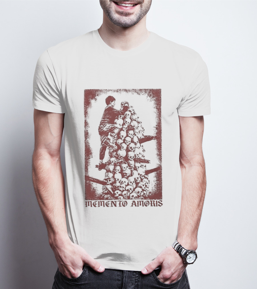 Memento Amoris Gothic Horror Skeleton Climber T-Shirt