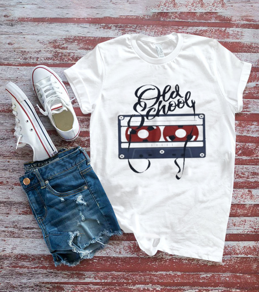 Old School Cassette Tape Vintage 80s 90s T-Shirt