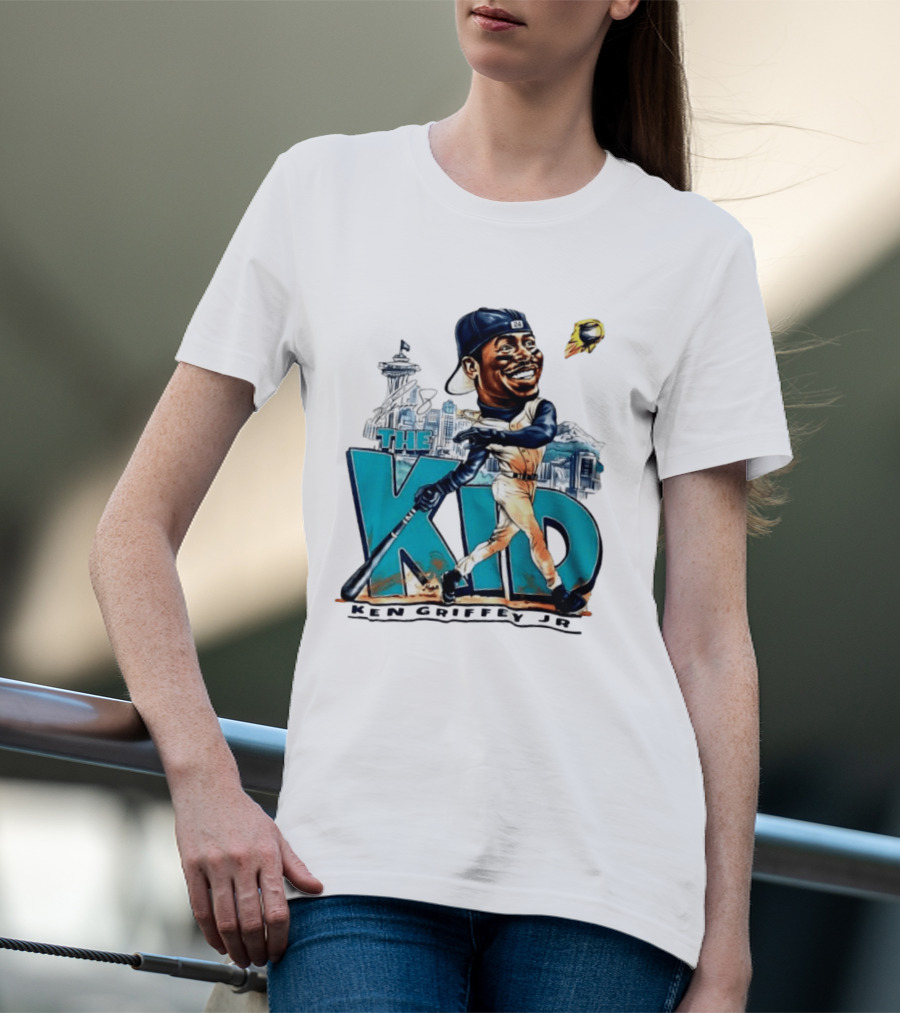 Ken Griffey Jr. The Kid Seattle Baseball Legend T-Shirt