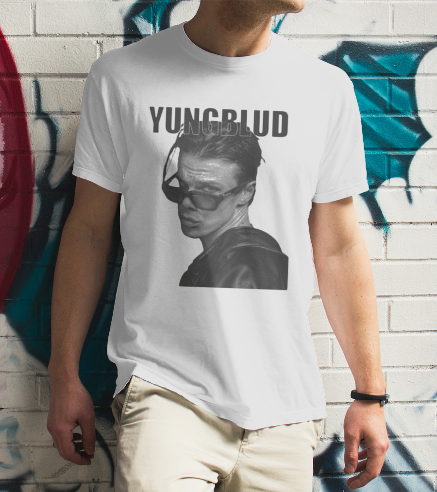 YUNGBLUD Sunglasses Cool Pose T-Shirt