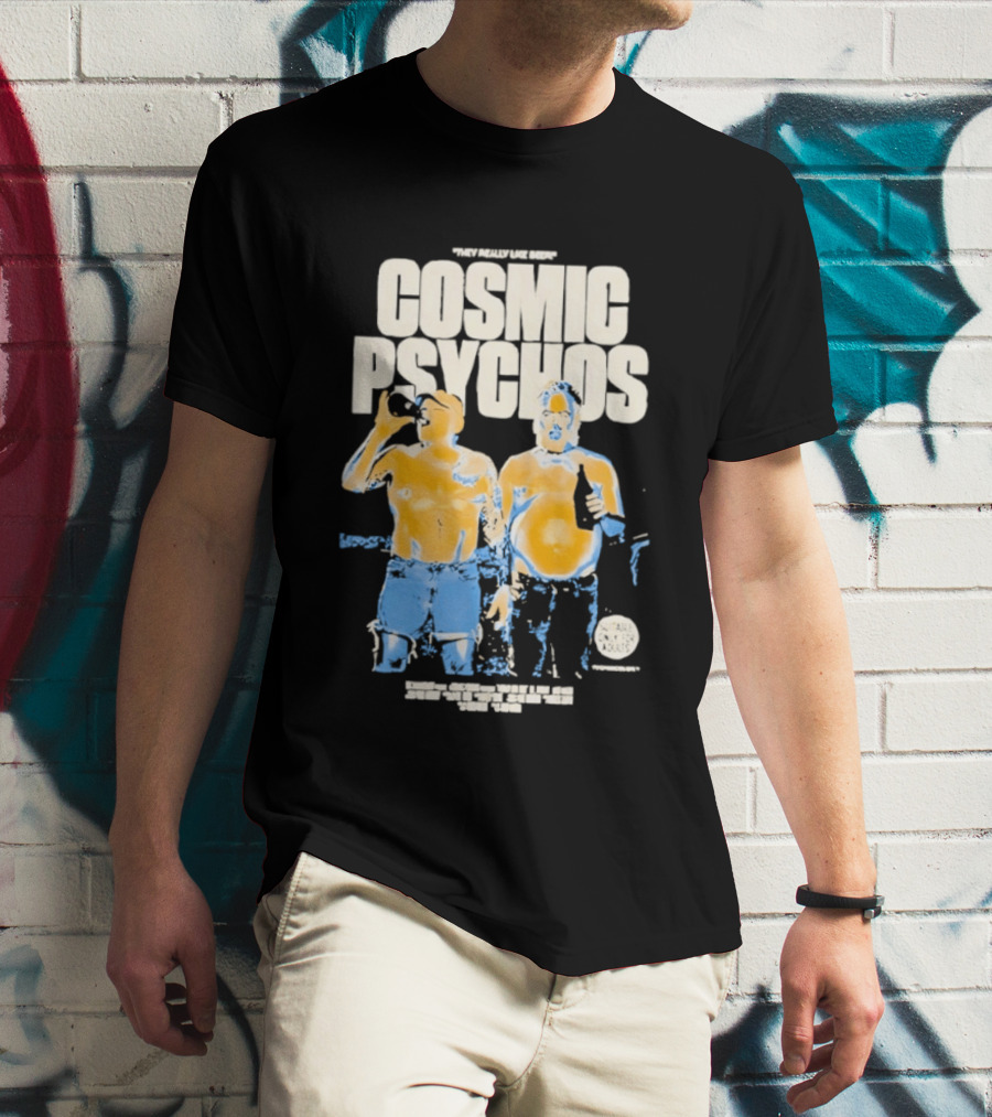 Cosmic Psychos I Really Like Beer Tour 2013 Australia T-Shirt