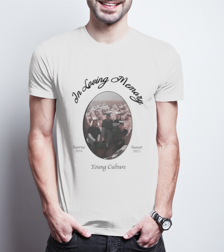 In Loving Memory Young Culture Memorial 1995 2018 T-Shirt