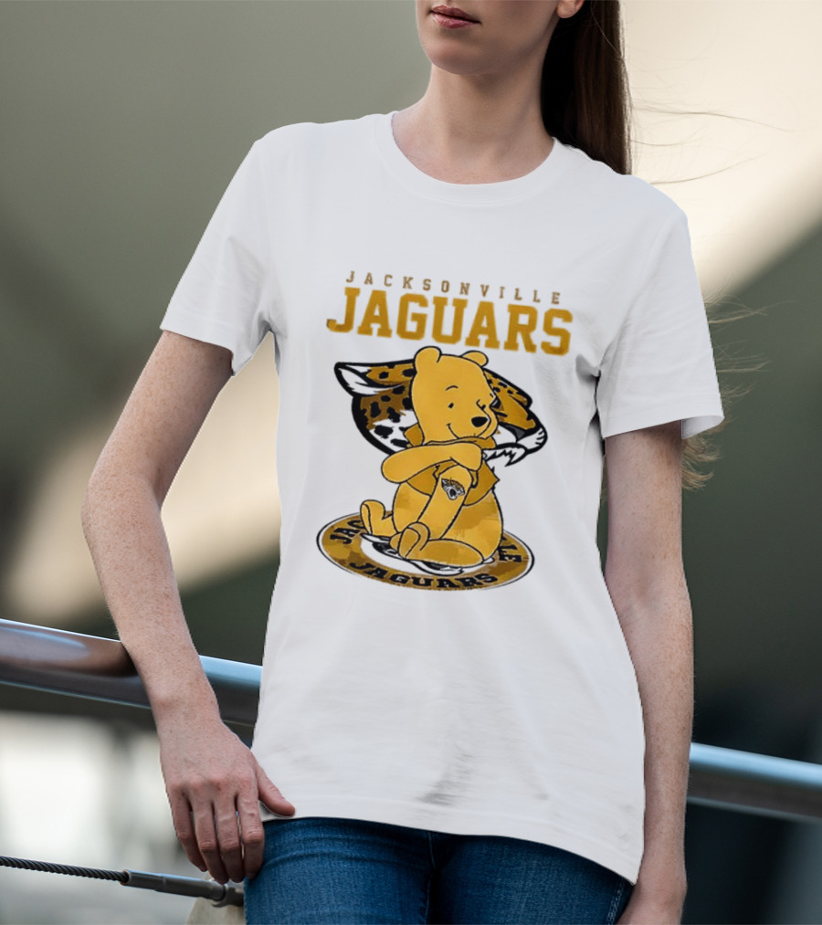 Jacksonville Jaguars Winnie The Pooh 100th Anniversary Collaboration T-Shirt
