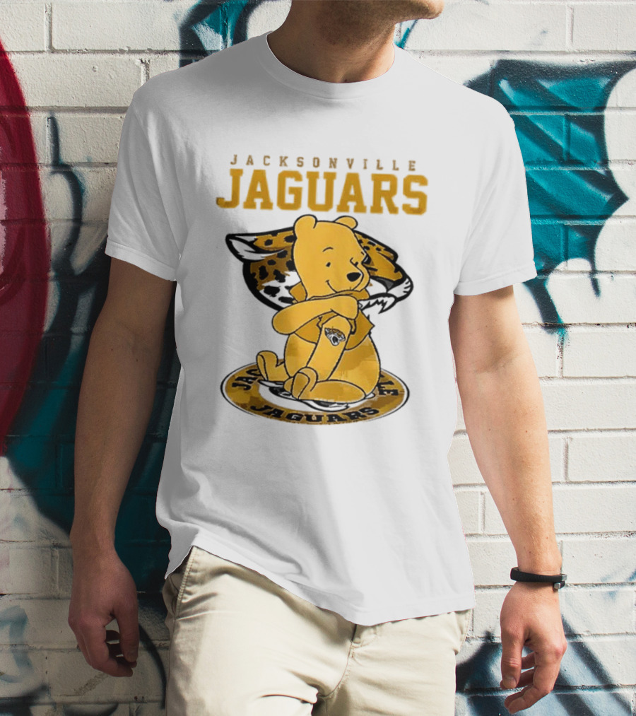 Jacksonville Jaguars Winnie The Pooh 100th Anniversary Collaboration T-Shirt