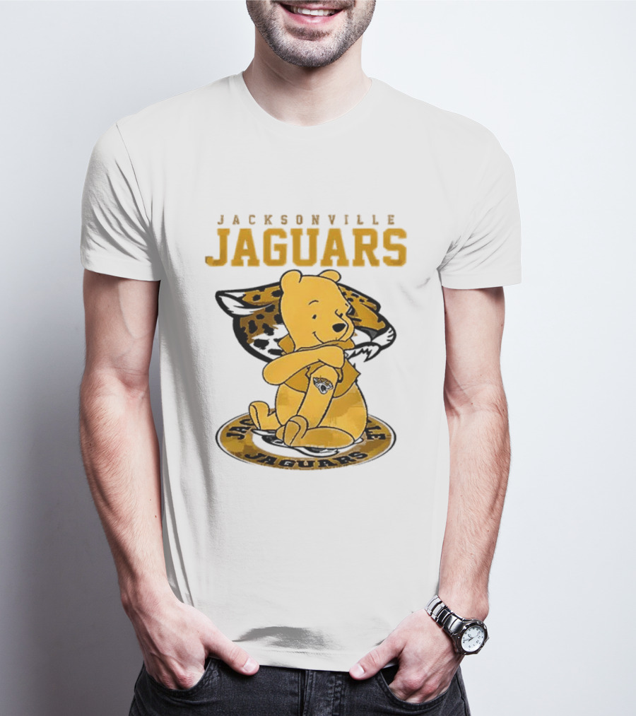 Jacksonville Jaguars Winnie The Pooh 100th Anniversary Collaboration T-Shirt