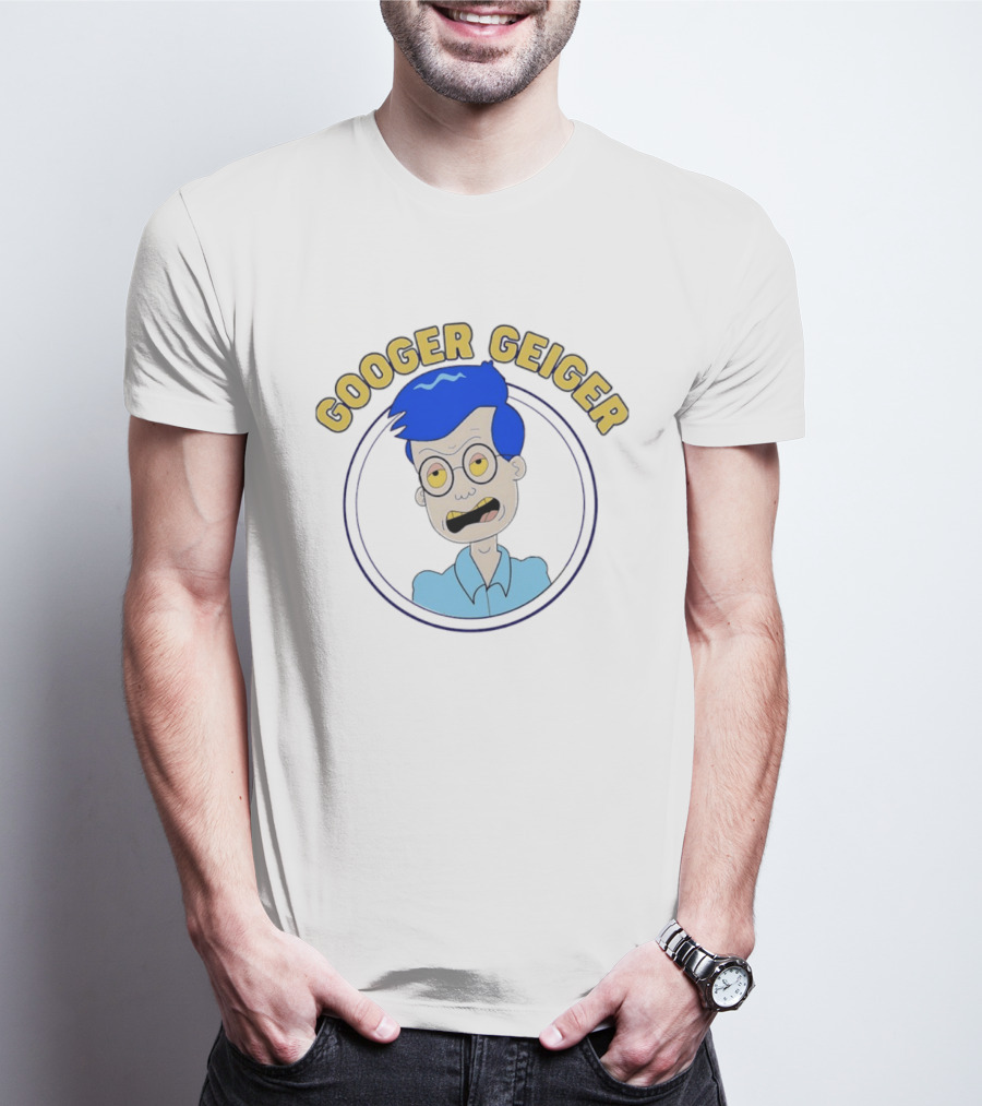 Kevin French Googer Geiger Blue Hair T-Shirt