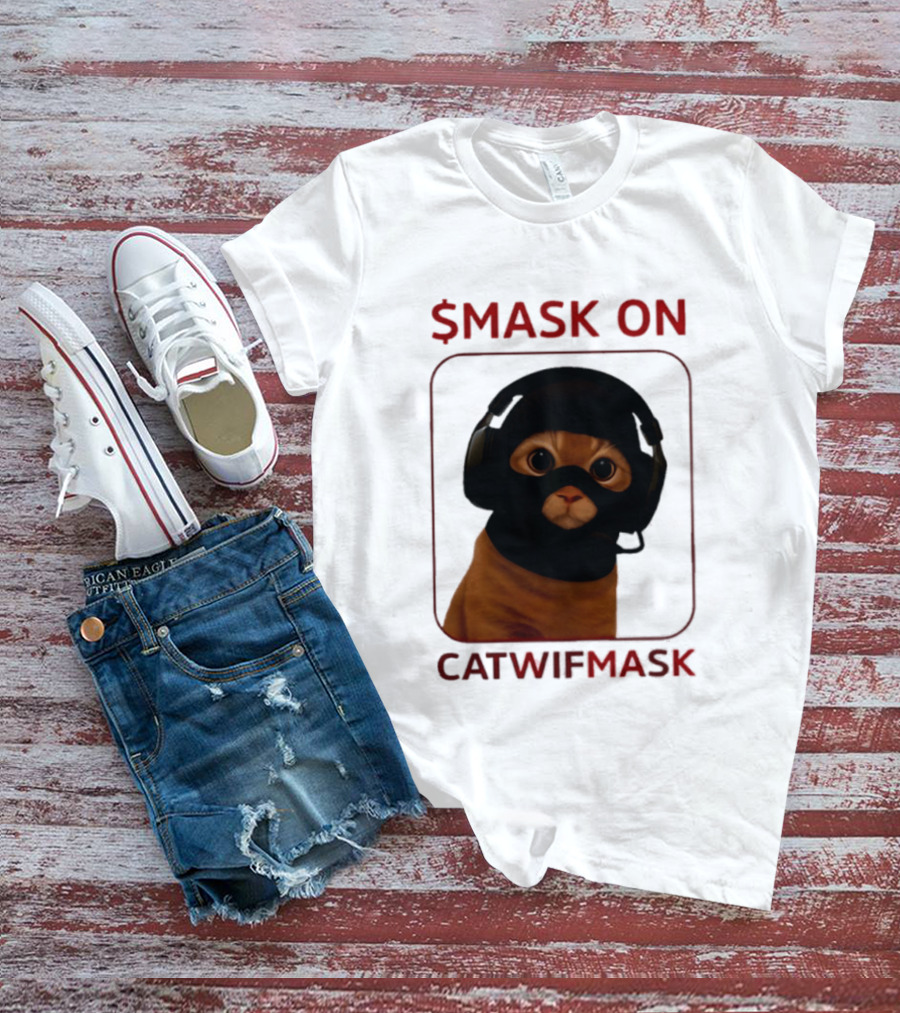 $Mask On Catwifmask T-Shirt