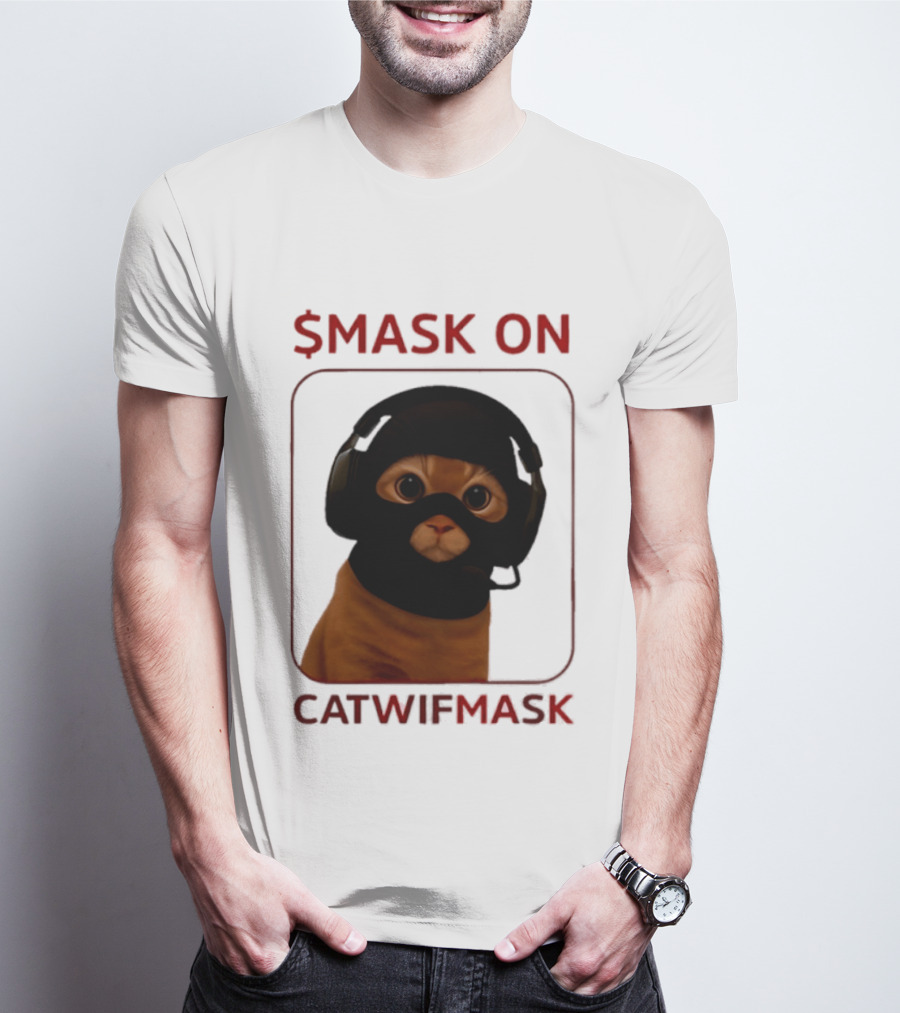 $Mask On Catwifmask T-Shirt
