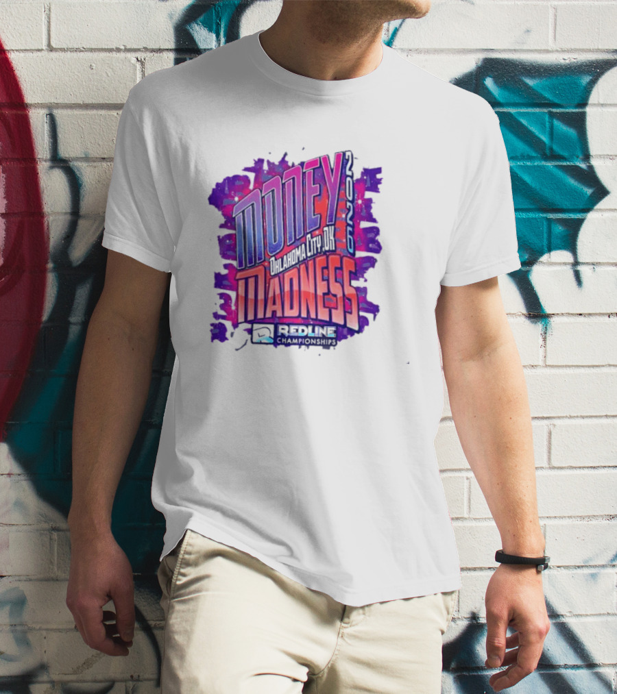 Money Madness 2026 Oklahoma City OK Redline Concept Neon T-Shirt