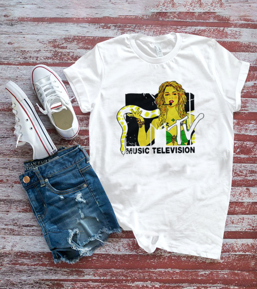 Britney Spears MTV Music Television Snake T-Shirt