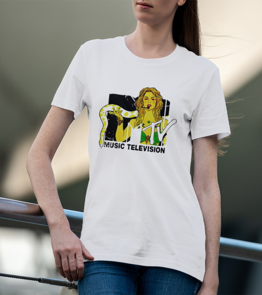 Britney Spears MTV Music Television Snake T-Shirt