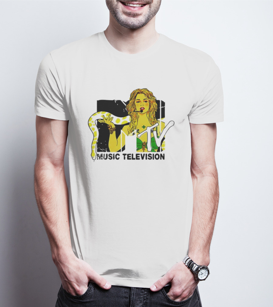 Britney Spears MTV Music Television Snake T-Shirt