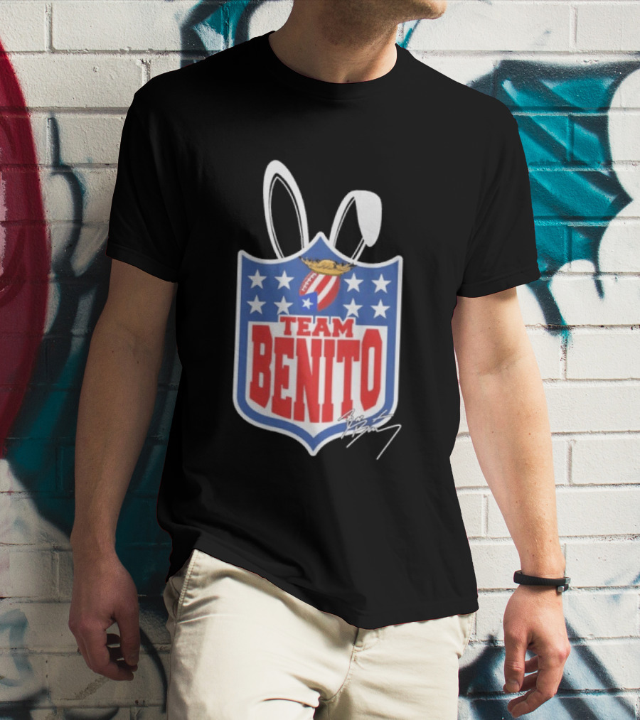Team Benito Football Stars Shield T-Shirt