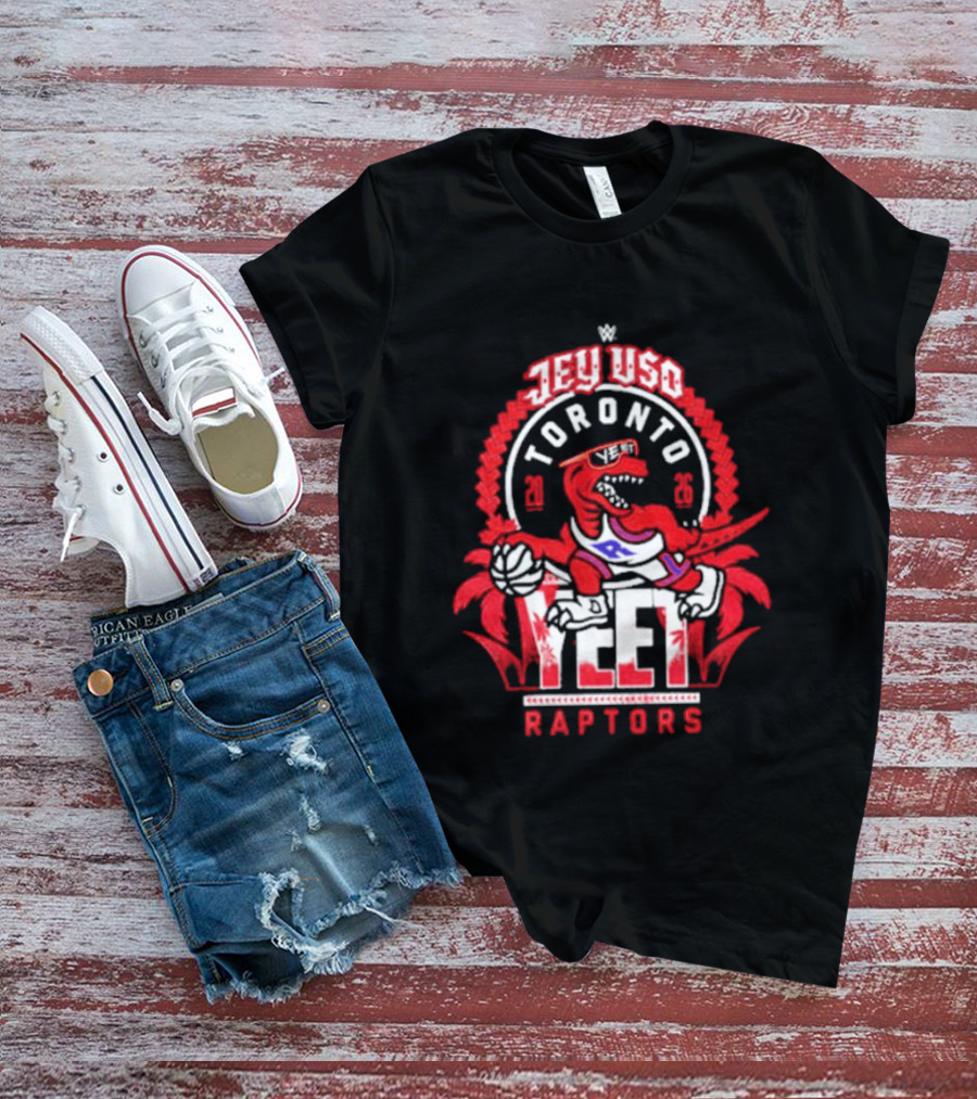 Jey Uso Toronto Raptors Yeet WWE T-Shirt